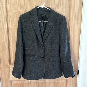 JCREW Blazer in Herringbone - Size 0